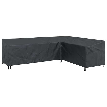 vidaXL Outdoor Furniture Cover Black 286 x 222 x 80 cm 600D fabric