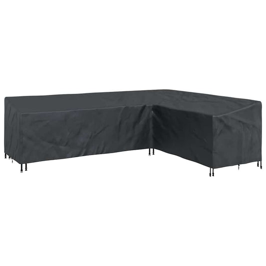 vidaXL Outdoor Furniture Cover Black 286 x 222 x 80 cm 600D fabric