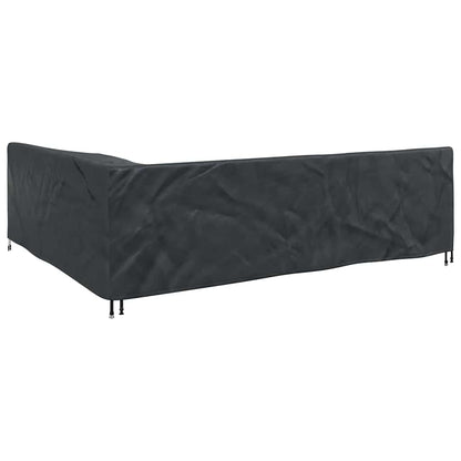 vidaXL Outdoor Furniture Cover Black 286 x 222 x 80 cm 600D fabric