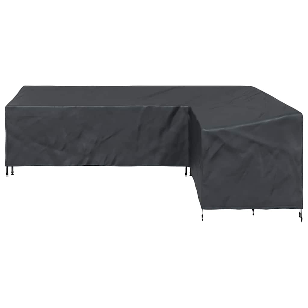 vidaXL Outdoor Furniture Cover Black 286 x 222 x 80 cm 600D fabric