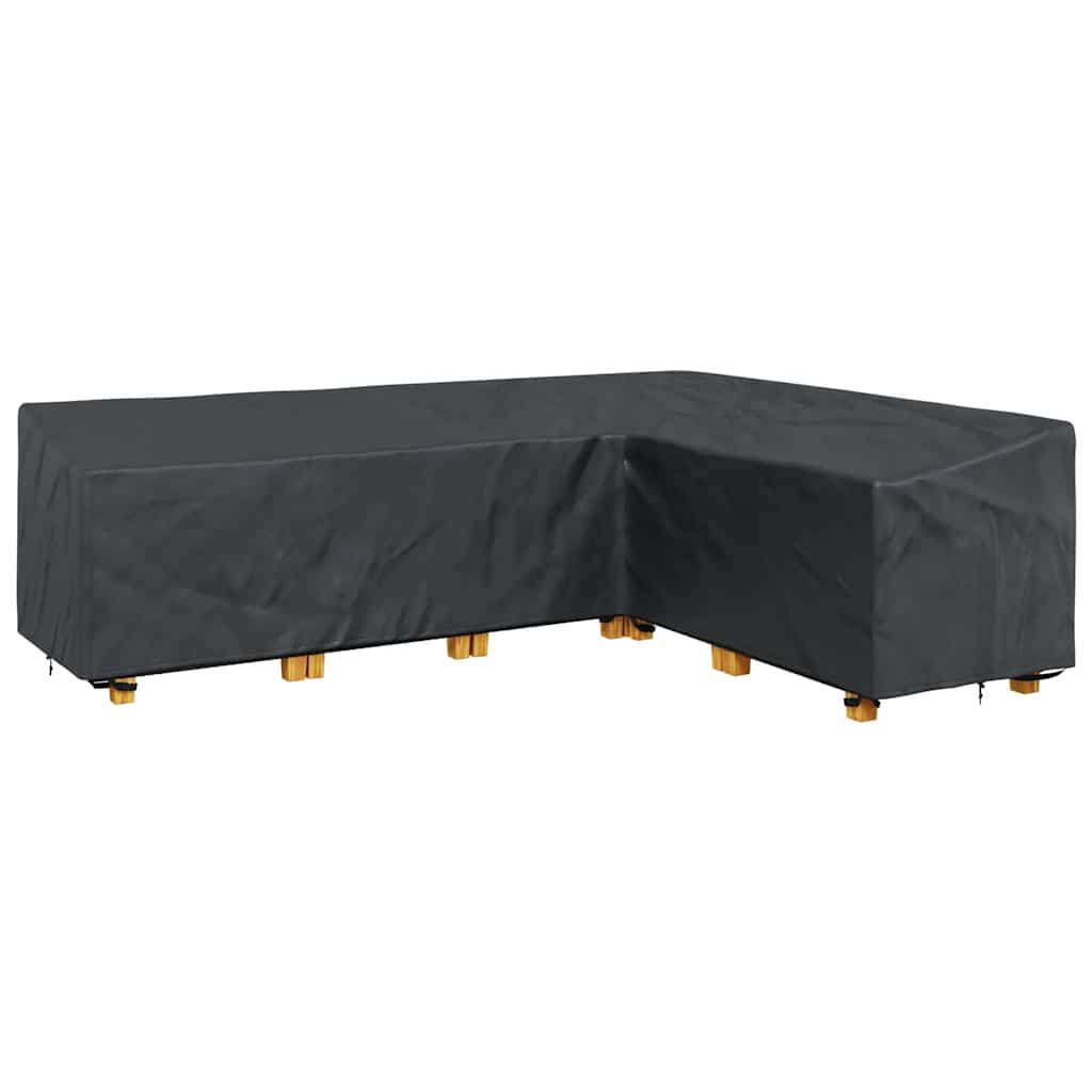 vidaXL Outdoor Furniture Cover Black 286 x 222 x 80 cm 600D fabric