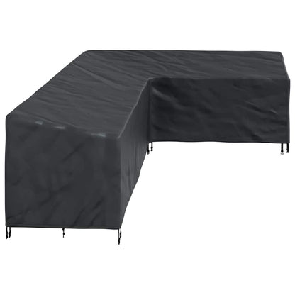 vidaXL Outdoor Furniture Cover Black 286 x 222 x 80 cm 600D fabric