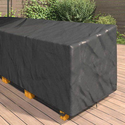 vidaXL Furniture Cover Black 286 x 222 x 80 cm
