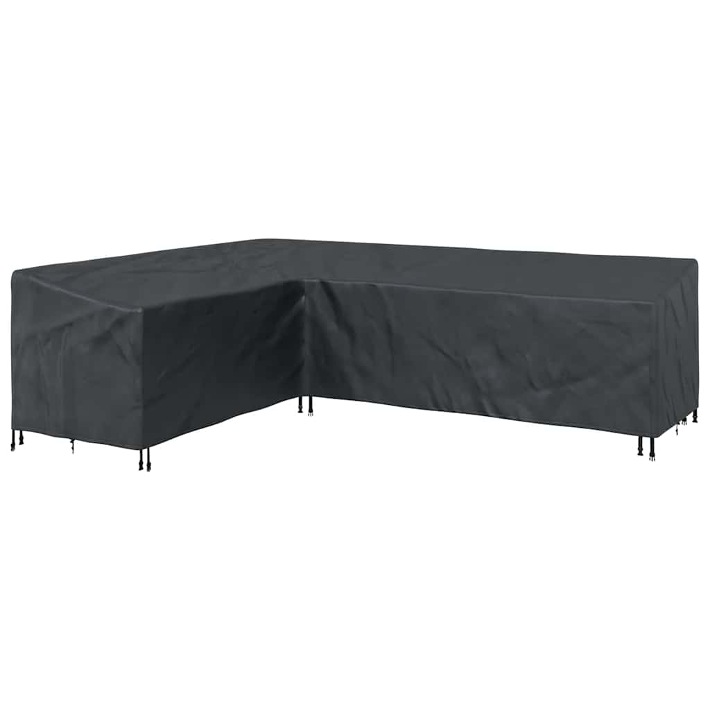 vidaXL Furniture Cover Black 286 x 222 x 80 cm