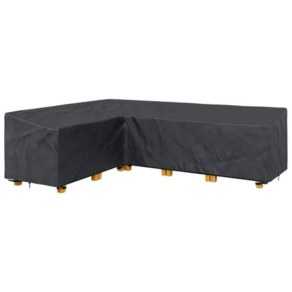 vidaXL Furniture Cover Black 286 x 222 x 80 cm