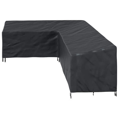 vidaXL Furniture Cover Black 286 x 222 x 80 cm