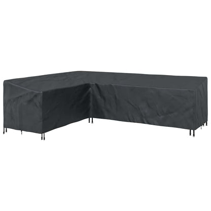 vidaXL Furniture Cover Black 286 x 222 x 80 cm