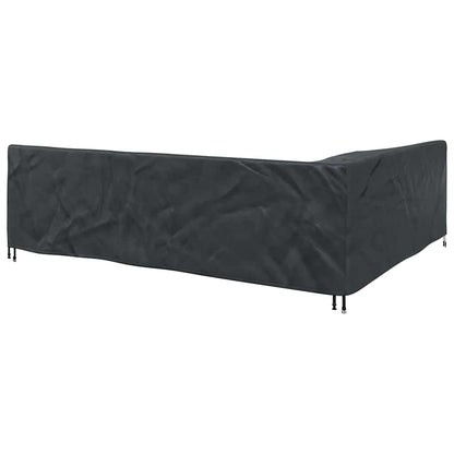 vidaXL Furniture Cover Black 286 x 222 x 80 cm