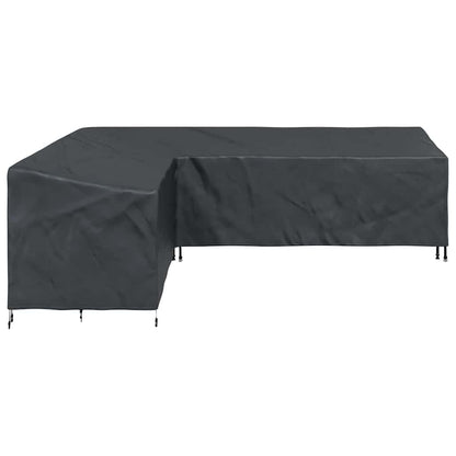 vidaXL Furniture Cover Black 286 x 222 x 80 cm