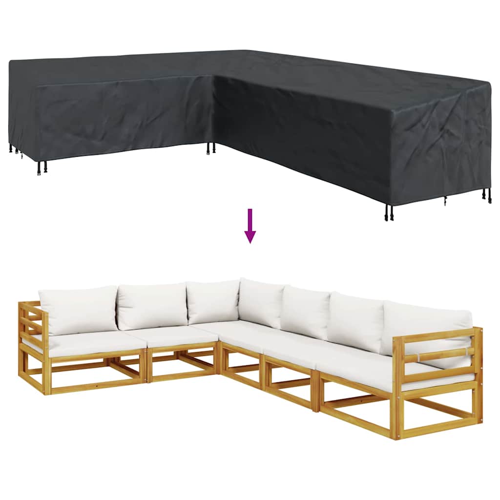 vidaXL Outdoor Furniture Cover 330 x 255 x 80 cm 420D Oxford Fabric