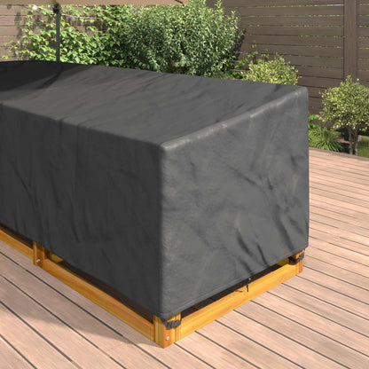 vidaXL Furniture Cover 355 x 275 x 80 cm 210D Oxford Fbric L-Shape