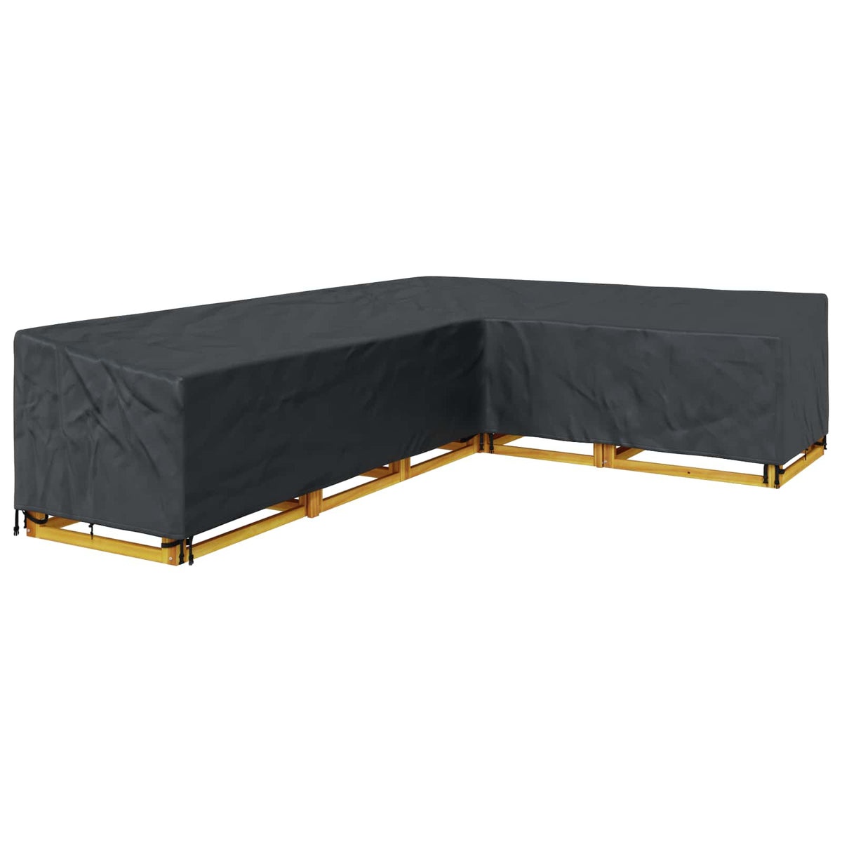 vidaXL Furniture Cover 355 x 275 x 80 cm 210D Oxford Fbric L-Shape