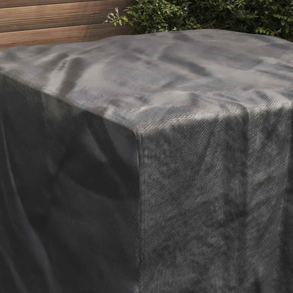 vidaXL Furniture Cover Plain Black 113 x 113 x 73 cm 210D