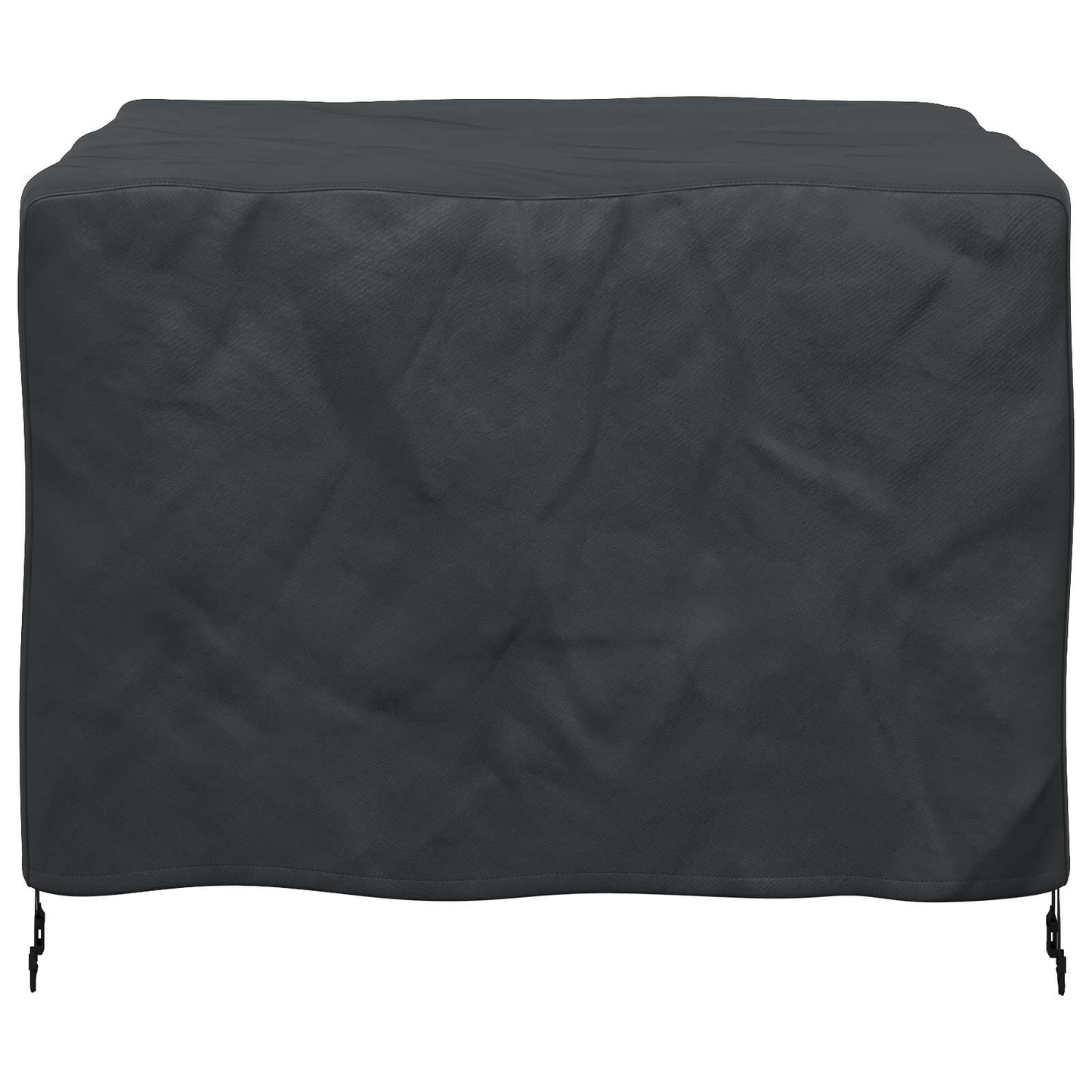 vidaXL Furniture Cover Plain Black 113 x 113 x 73 cm 210D
