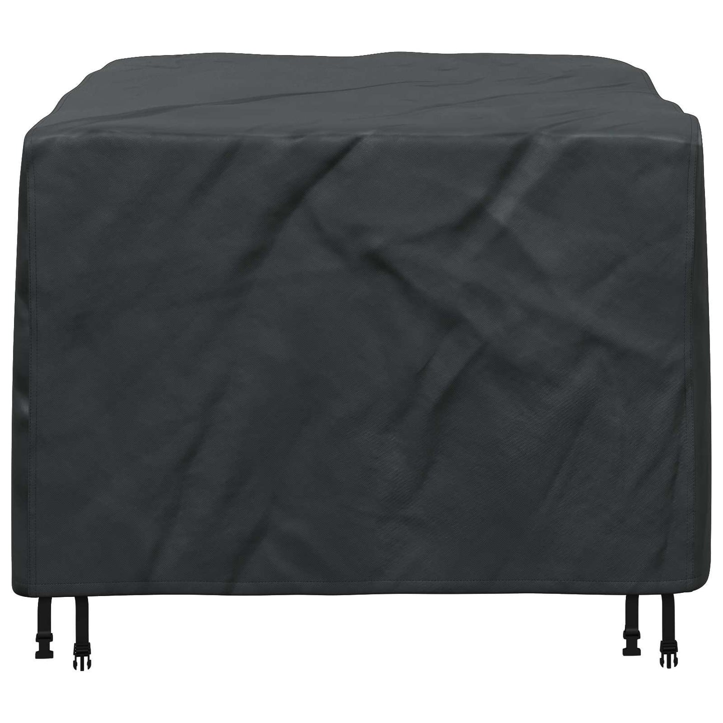 vidaXL Furniture Cover Plain Black 113 x 113 x 73 cm 210D