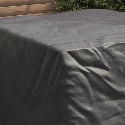 vidaXL Furniture Cover Black 125 x 125 x 74 cm 210D Oxford Fabric