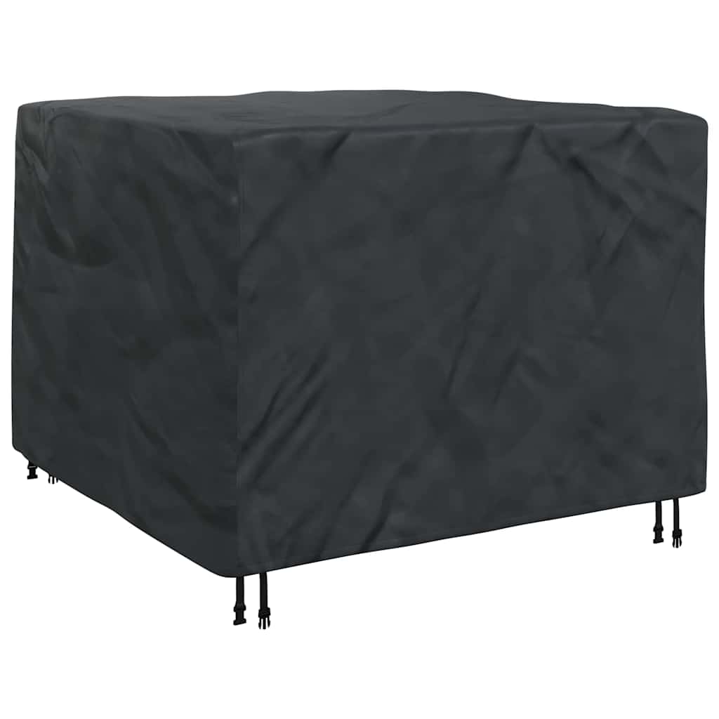 vidaXL Furniture Cover Black 125 x 125 x 74 cm 210D Oxford Fabric