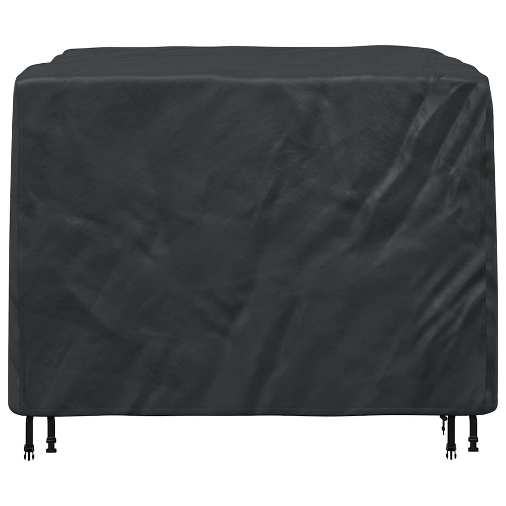 vidaXL Furniture Cover Black 125 x 125 x 74 cm 210D Oxford Fabric