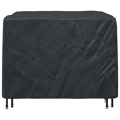 vidaXL Furniture Cover Black 125 x 125 x 74 cm 420D Oxford fabric