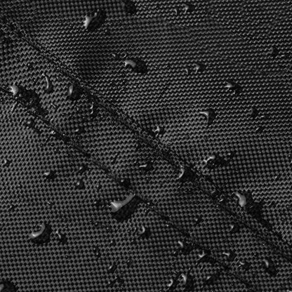 vidaXL Furniture Cover Black 125 x 125 x 74 cm 420D Oxford fabric