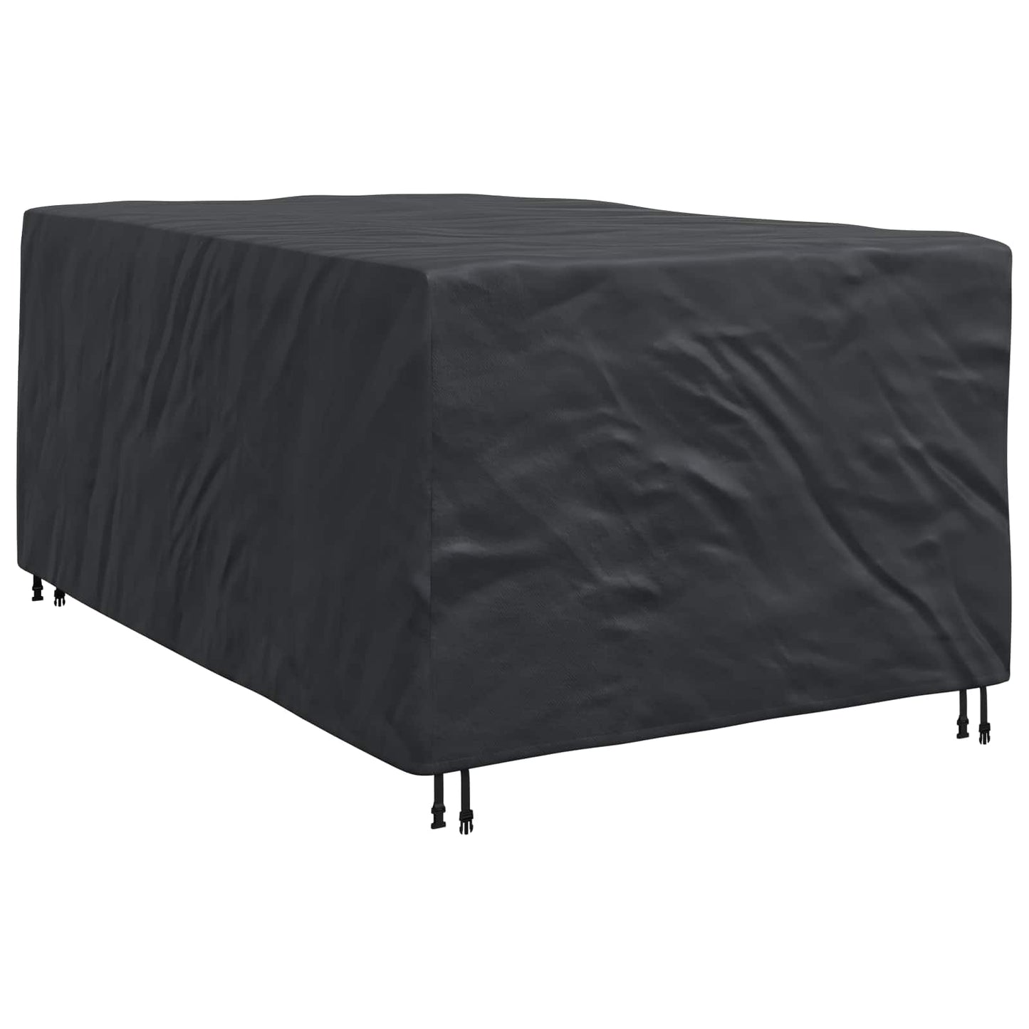 vidaXL Furniture Cover Plain Black 143 x 225 x 90 cm 600D