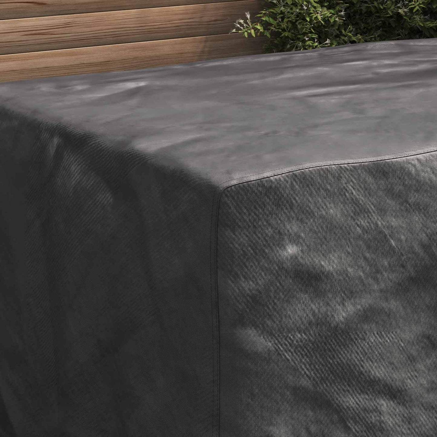 vidaXL Furniture Cover Plain Black 172 x 113 x 73 cm 210D