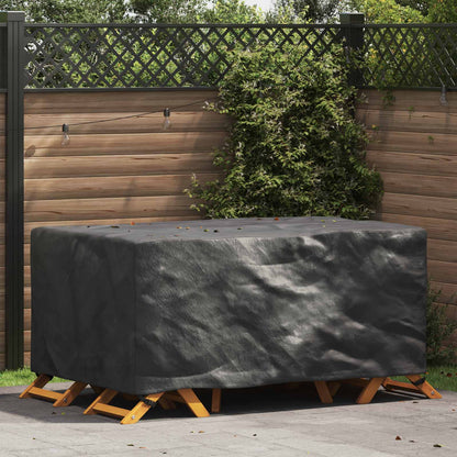 vidaXL Furniture Cover Plain Black 172 x 113 x 73 cm 210D