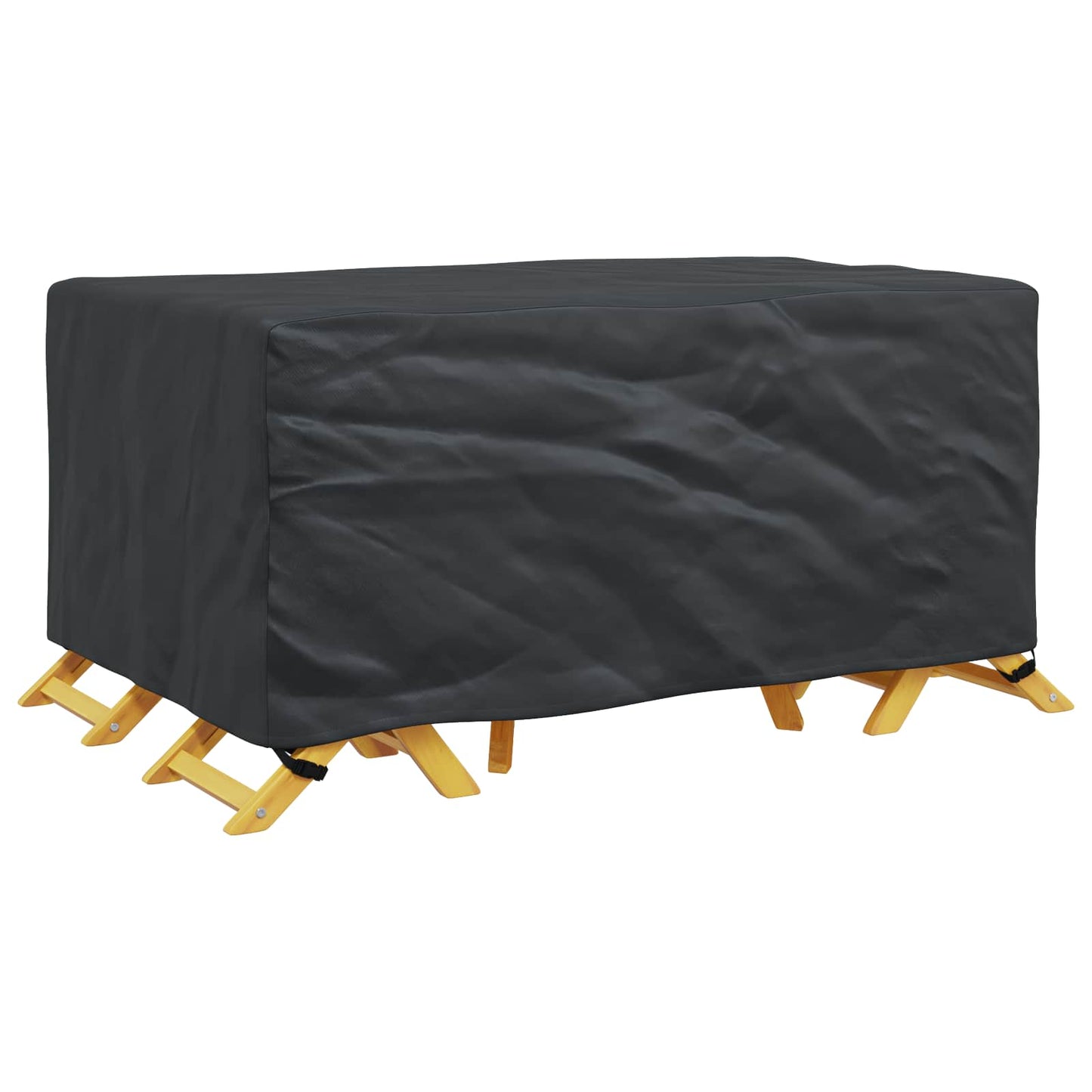 vidaXL Furniture Cover Plain Black 172 x 113 x 73 cm 210D
