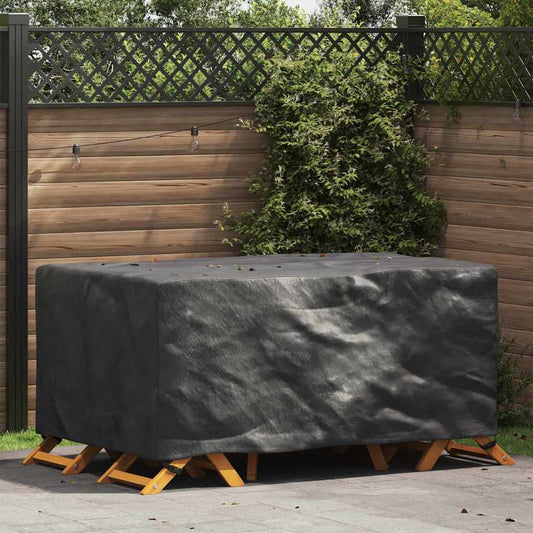 vidaXL Furniture Cover Plain Black 172 x 113 x 73 cm 600D