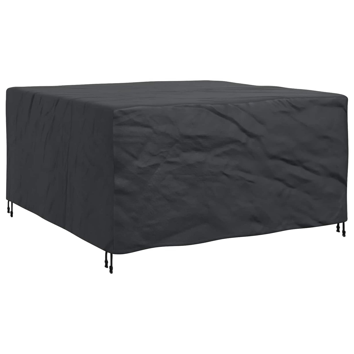 vidaXL Furniture Cover Plain Black 180 x 190 x 85 cm 600D