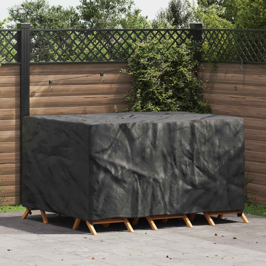 vidaXL Furniture Cover Plain Black 180 x 150 x 85 cm 210D