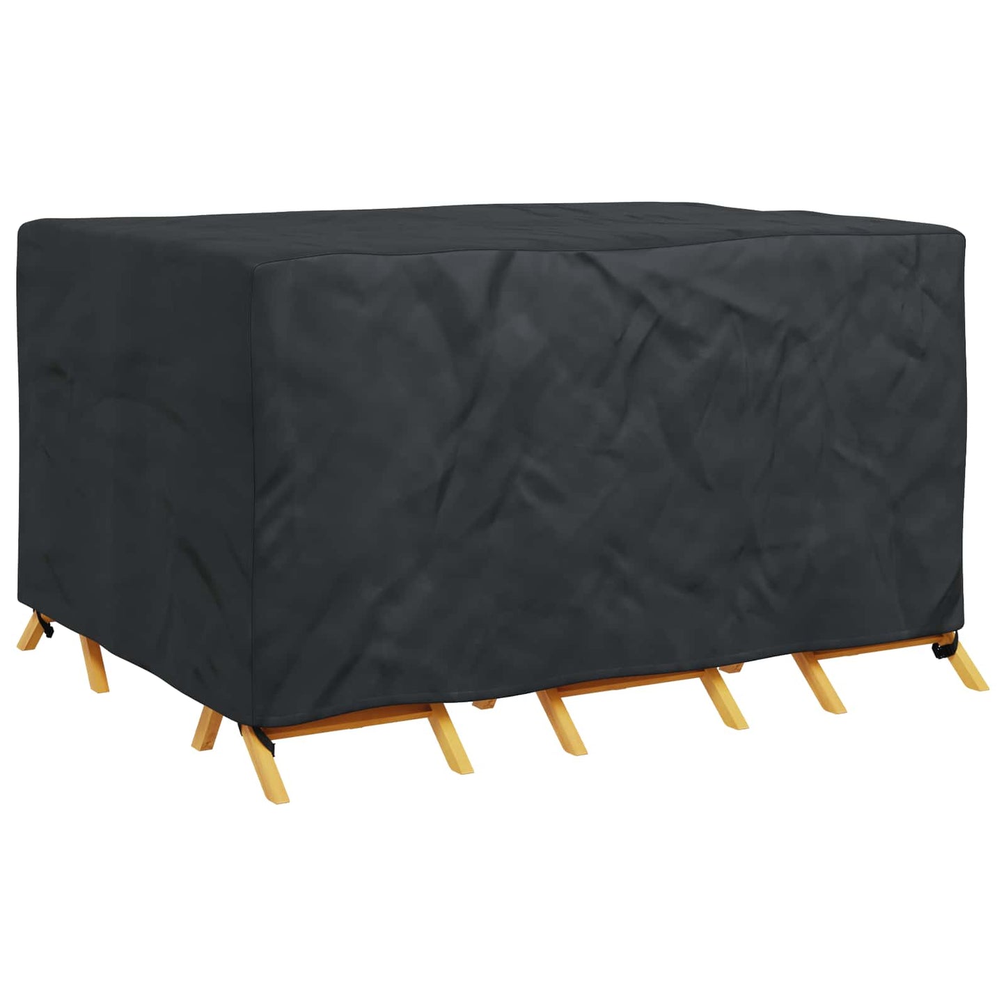 vidaXL Furniture Cover Plain Black 180 x 150 x 85 cm 420D
