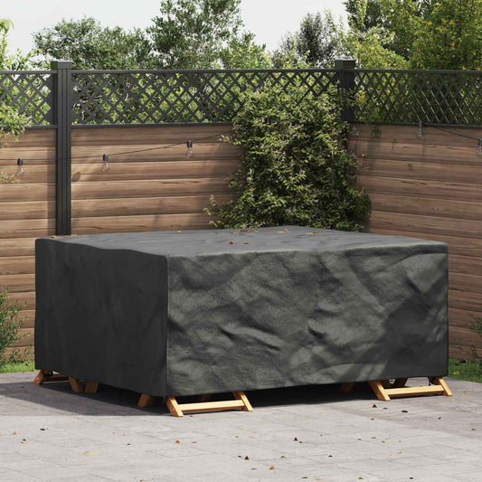 vidaXL Furniture Cover Plain Black 200 x 165 x 80 cm 210D