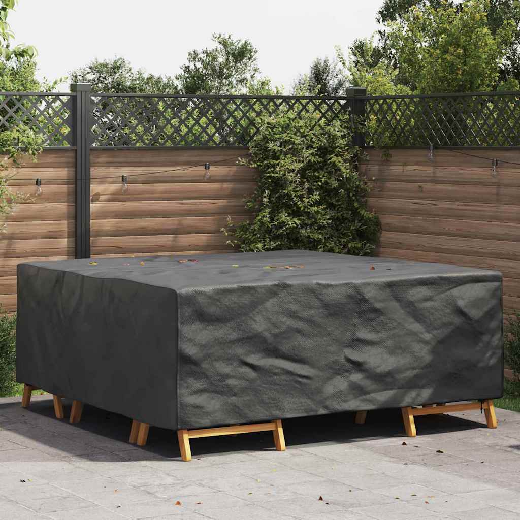 vidaXL Outdoor Furniture Cover Black 200 x 200 x 90 cm 420D