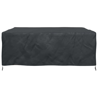 vidaXL Outdoor Furniture Cover Black 200 x 200 x 90 cm 600D