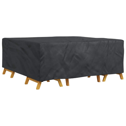 vidaXL Furniture Cover Plain Black 210 x 200 x 70 cm 420D