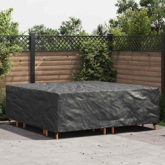 vidaXL Outdoor Furniture Cover Black 220 x 220 x 70 cm 600D