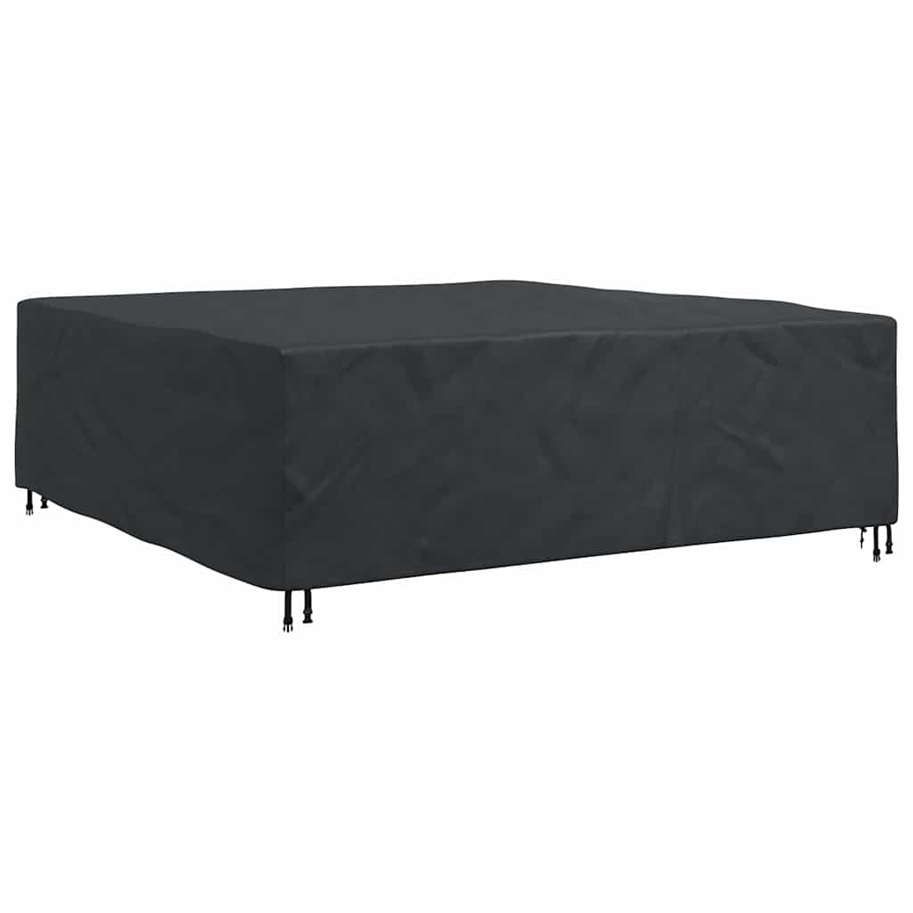 vidaXL Outdoor Furniture Cover Black 220 x 220 x 70 cm 600D