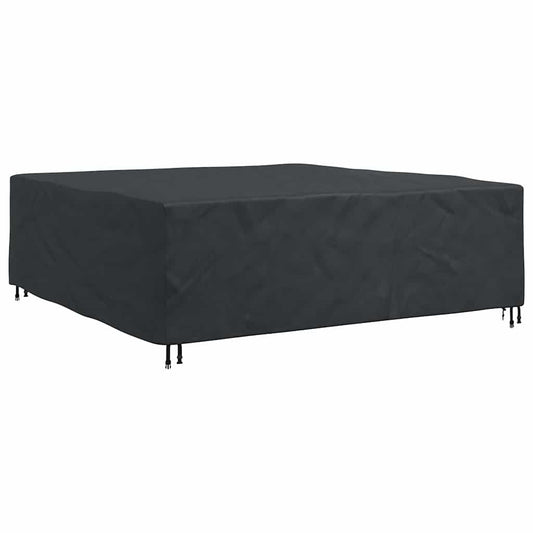 vidaXL Outdoor Furniture Cover Black 220 x 220 x 70 cm 600D