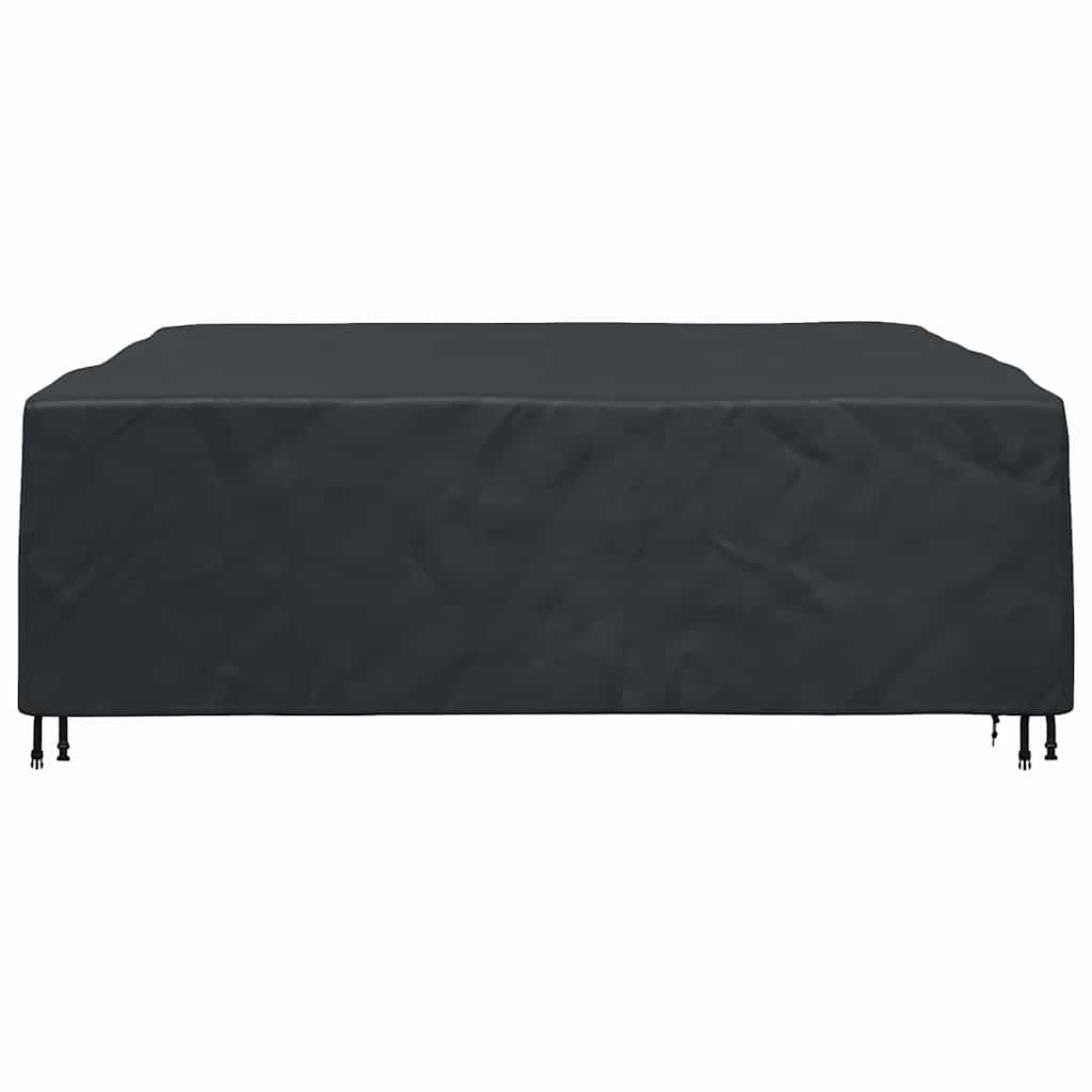 vidaXL Outdoor Furniture Cover Black 220 x 220 x 70 cm 600D