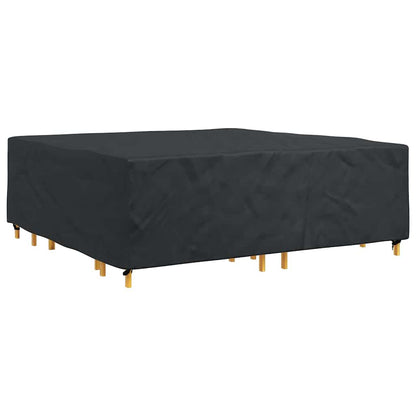 vidaXL Outdoor Furniture Cover Black 220 x 220 x 70 cm 600D