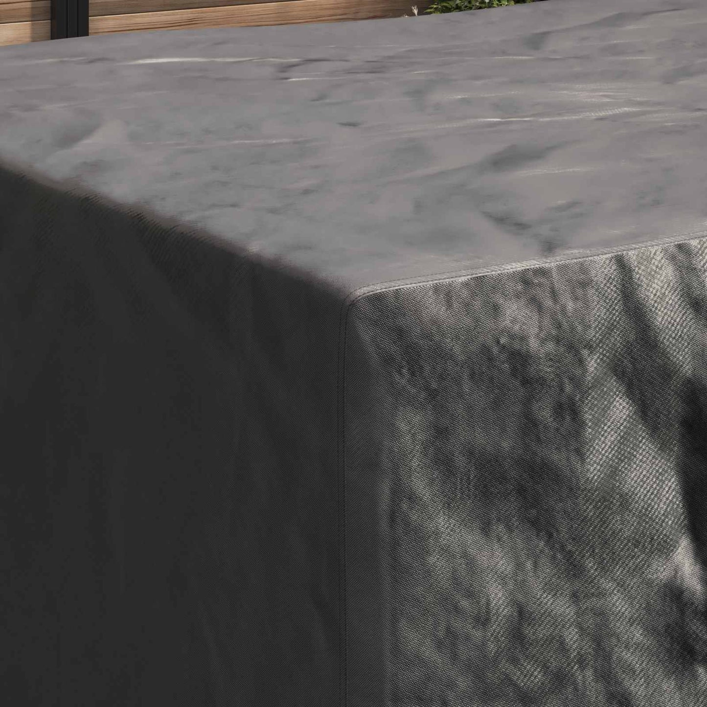 vidaXL Furniture Cover Plain Black 220 x 190 x 85 cm 210D