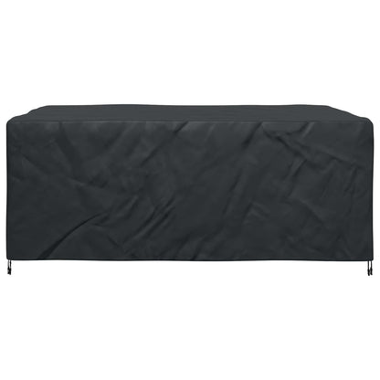 vidaXL Furniture Cover Plain Black 220 x 190 x 85 cm 210D