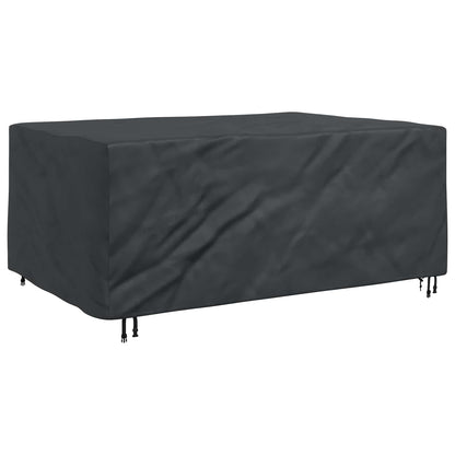 vidaXL Furniture Cover Plain Black 220 x 150 x 85 cm 420D