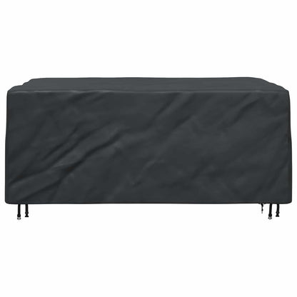 vidaXL Furniture Cover Plain Black 220 x 150 x 85 cm 420D