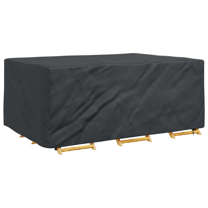 vidaXL Furniture Cover Plain Black 220 x 150 x 85 cm 420D