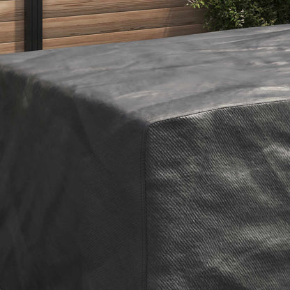 vidaXL Furniture Cover Plain Black 229 x 113 x 73 cm 420D