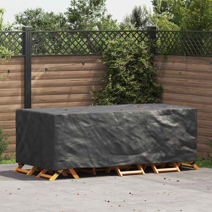 vidaXL Furniture Cover Plain Black 229 x 113 x 73 cm 420D