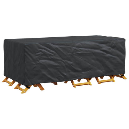 vidaXL Furniture Cover Plain Black 229 x 113 x 73 cm 420D
