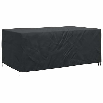 vidaXL Furniture Cover Plain Black 240 x 140 x 90 cm 210D